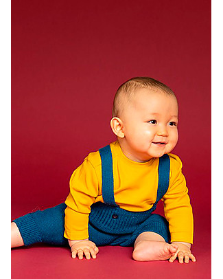 Sense Organics Maglia Baby Maniche Lunghe Luke - Mustard - 100% Cotone Bio Maglie Manica Lunga
