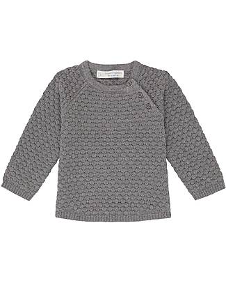 Sense Organics Maglia Bebè Keme - Grigio - 100% Maglia di Cotone Bio GOTS Maglioni