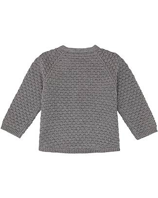Sense Organics Maglia Bebè Keme - Grigio - 100% Maglia di Cotone Bio GOTS Maglioni