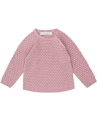 Sense Organics Maglia Bebè Keme - Rosa Fumo - 100% Maglia di Cotone Bio GOTS Maglioni