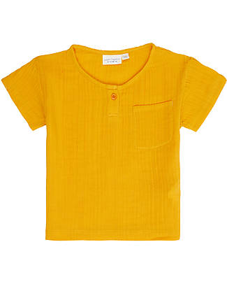 Sense Organics Maglia Jaku - Curry - Soffice Mussola di Cotone T-shirt