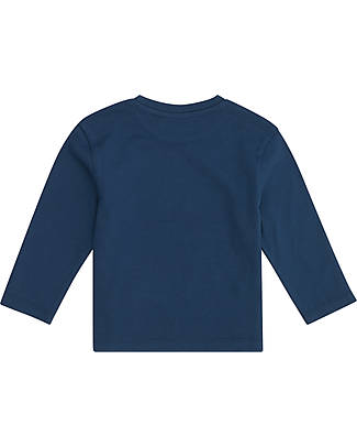 Sense Organics Maglia Maniche Lunghe Luke - Blu Navy - 100% Cotone Bio GOTS Maglie Manica Lunga