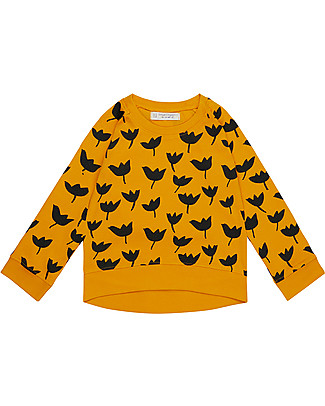 Sense Organics Maglia Maniche Raglan Dena - Fiori - 100% Cotone Bio Maglie Manica Lunga
