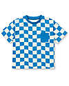 Sense Organics Maglietta Maniche Corte Anton - Bianco e Blu - 100% Cotone Bio GOTS T-shirt