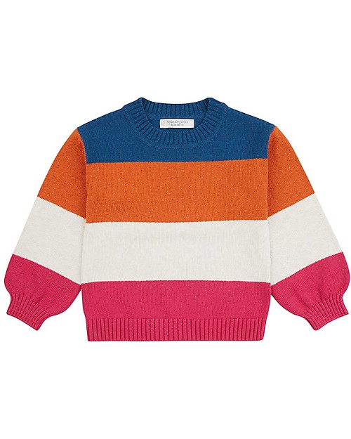 Sense Organics Maglione Delia - Righe - 100% Cotone Bio Maglioni