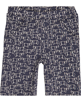 Sense Organics Pantaloncini Corti Khan - Rinoceronti - 100% Cotone Bio Pantaloni Corti