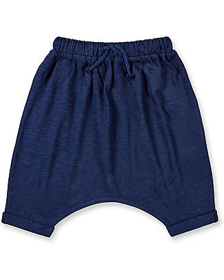 Sense Organics Pantaloncini Corti Magesh - Blu Navy - 100% Cotone Bio GOTS Pantaloni Corti