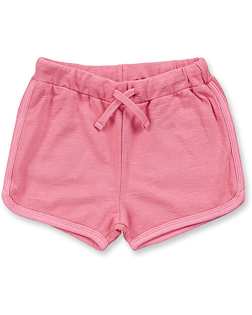 Sense Organics Pantaloncini Corti Oda - Rosa - 100% Cotone Bio GOTS Pantaloni Corti