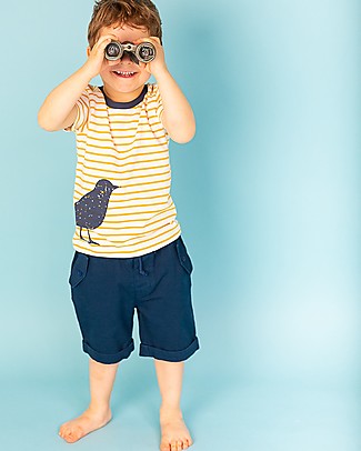 Sense Organics Pantaloncini Corti Ulli - Blu Scuro - 100% cotone bio Pantaloni Corti