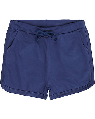 Sense Organics Pantaloncini in Felpa Marlen - Navy - 100% Cotone bio Pantaloni Corti