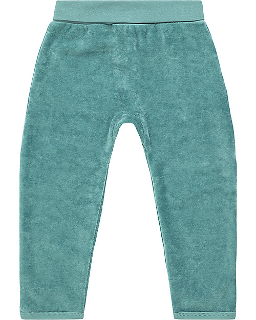 Sense Organics Pantalone Baby Jeanne - Verde Acqua - Velluto in Cotone Bio Pantaloni Lunghi
