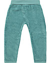 Sense Organics Pantalone Baby Jeanne - Verde Acqua - Velluto in Cotone Bio Pantaloni Lunghi