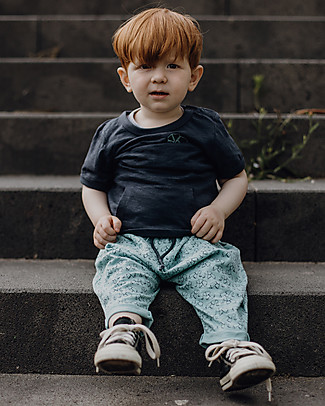 Sense Organics Pantaloni Baby Magesh - Elefante Origami - 100% Cotone bio Pantaloni Corti