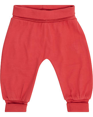Sense Organics Pantaloni Bebè Sjors - Rosso - 100% Cotone Bio GOTS Pantaloni Lunghi