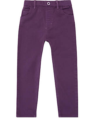 Sense Organics Pantaloni Dea - Melanzana - 100% Cotone Bio GOTS Pantaloni Lunghi