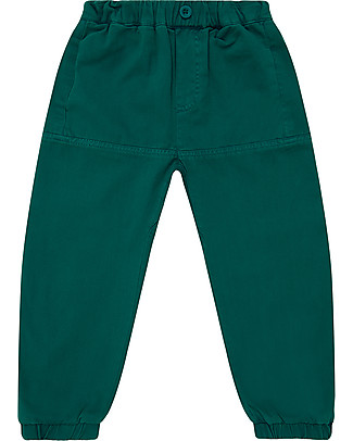 Sense Organics Pantaloni Foderati Bimisi - Verde Acqua - 100% Cotone Bio Pantaloni Lunghi