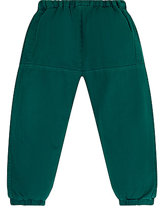 Sense Organics Pantaloni Foderati Bimisi - Verde Acqua - 100% Cotone Bio Pantaloni Lunghi