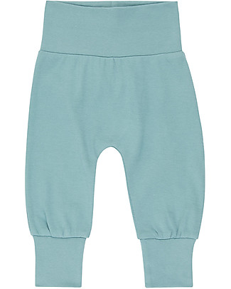 Sense Organics Pantaloni Lunghi Baby Sjors - Verde Acqua - 100% Cotone Bio Pantaloni Lunghi