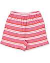 Sense Organics Pigiama Estivo Jula Retro - Eggshell/Strisce Rosa - 100% Cotone Bio GOTS Pigiami