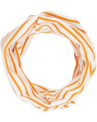 Sense Organics Sciarpa a Anello a Righe Susu - Cheddar - 100% Cotone Bio Sciarpe e Mantelle