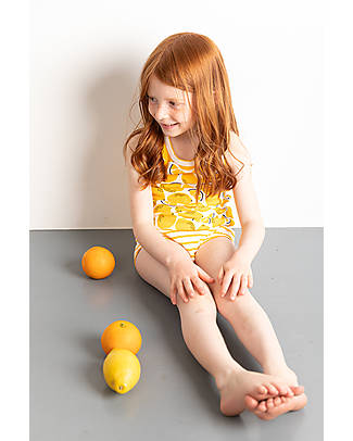 Sense Organics Slip Paris Retro Pacco da 2 - Limoni + Righe - 100% Cotone Bio Slip