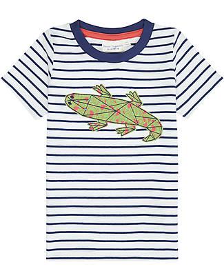 Sense Organics T-Shirt a Righe Ibon - Navy/Coccodrillo - 100% Cotone bio T-shirt