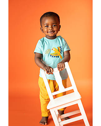 Sense Organics T-Shirt Baby Odo - Pappagallo - 100% Cotone bio T-shirt