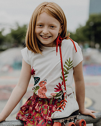 Sense Organics T-shirt Dora - Leopardo - 100% Cotone bio T-Shirt e Canotte