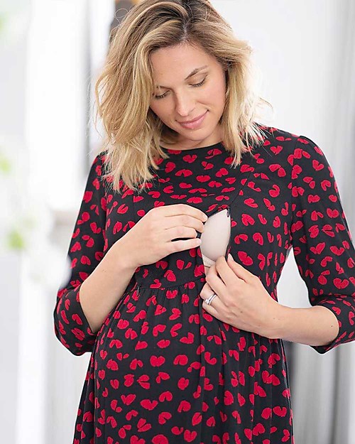 Seraphine Abito a Strati Premaman e Allattamento Gita - Cuori Vestiti_