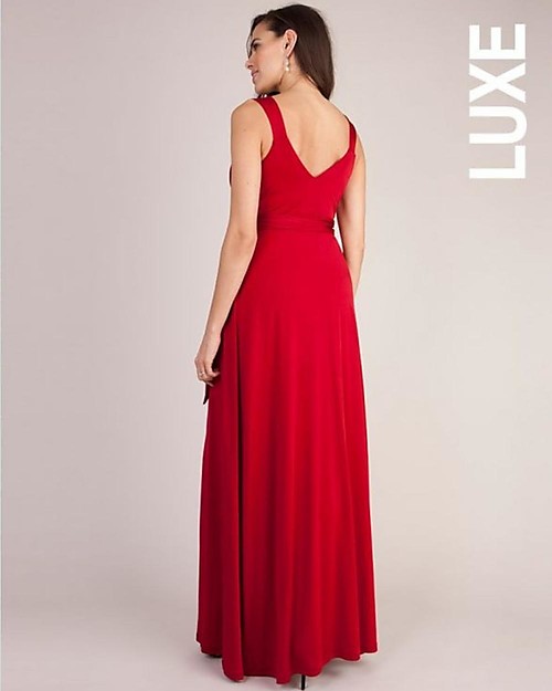 Seraphine Abito da Sera Premaman e Allattamento - Malia - Rosso Vestiti_