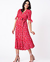 Seraphine Abito Premaman Bessie - Rosso Floreale Vestiti_