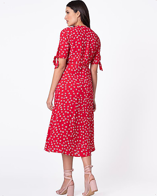 Seraphine Abito Premaman Bessie - Rosso Floreale Vestiti_