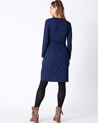 Seraphine Abito Premaman e Allattamento con Maniche Lunghe Peachey - Cobalto Vestiti