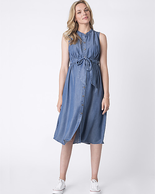 Seraphine Abito Premaman e Allattamento Djena - Denim Vestiti_