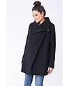Seraphine Cappotto Premaman Clarence Misto Lana e Cashmere, Nero Cappotti