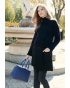 Seraphine Caroline Cappotto in Maglia Premaman - Nero Cappotti