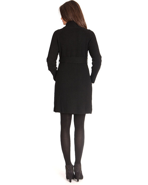 Seraphine Caroline Cappotto in Maglia Premaman - Nero Cappotti