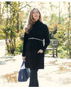 Seraphine Caroline Cappotto in Maglia Premaman - Nero Cappotti