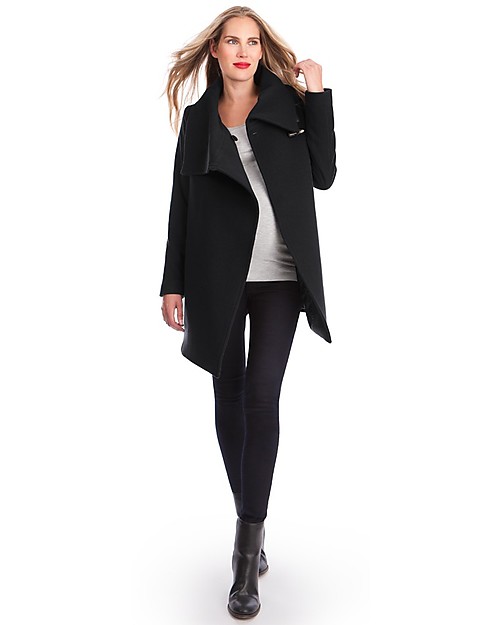 Seraphine Clarence, Cappotto Premaman (e dopo) in Lana e Cashmere, Nero Cappotti
