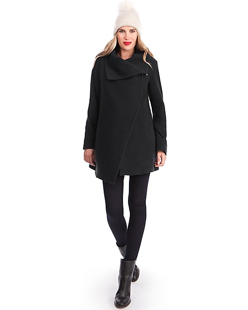 Seraphine Clarence, Cappotto Premaman (e dopo) in Lana e Cashmere, Nero Cappotti
