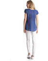 Seraphine Claudia Dot - Camicia Premaman - Blu a Pois Bianchi Camicie_