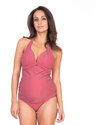 Seraphine Costume da Bagno Premaman Tankini - Rosso a Pois Costumi Due Pezzi