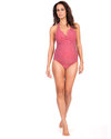 Seraphine Costume da Bagno Premaman Tankini - Rosso a Pois Costumi Due Pezzi