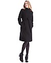 Seraphine Donatella, Cappotto Elegante Premaman (e dopo) in Lana e Cashmere, Nero Antracite Cappotti