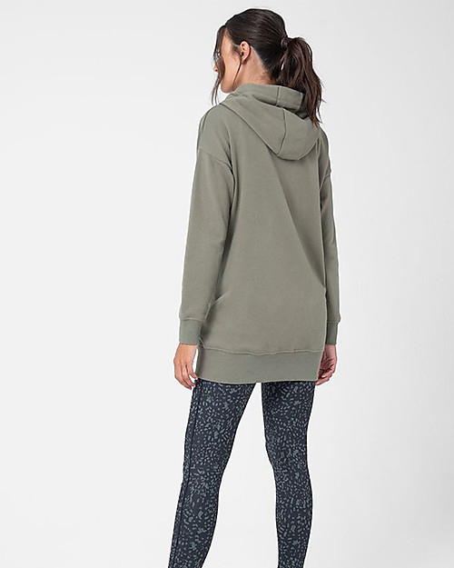 Felpa Per Allattamento E Gravidanza - Collo A V, Manica Lunga, Cotone Morbido - Moda Premaman