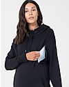 Seraphine Felpa Premaman e Allattamento Lori - Cappuccio con Coulisse - Nero Felpe