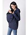 Seraphine Felpa Premaman e Copri Porta bèbè 3-In-1 Connor con Cappuccio Amovibile - Blu Navy Felpe