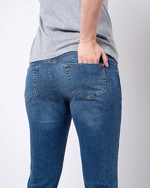 Seraphine Jeans Premaman Carsen, Stile Boyfriend - Blu Chiaro Jeans