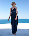 Seraphine Jemima, Abito Lungo Premaman con Dettagli Intrecciati - Blu Navy Vestiti_