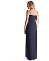 Seraphine Jemima, Abito Lungo Premaman con Dettagli Intrecciati - Blu Navy Vestiti_